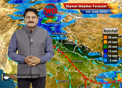 Weather Forecast for June 5: Pre-Monsoon rains to increase in Kerala, light rain also likely in Delhi, Haryana, Punjab