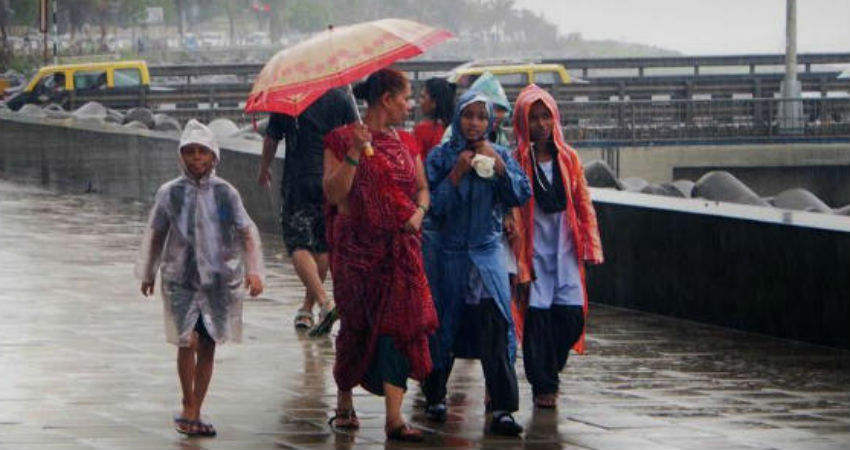 Heavy rain in Dahanu 