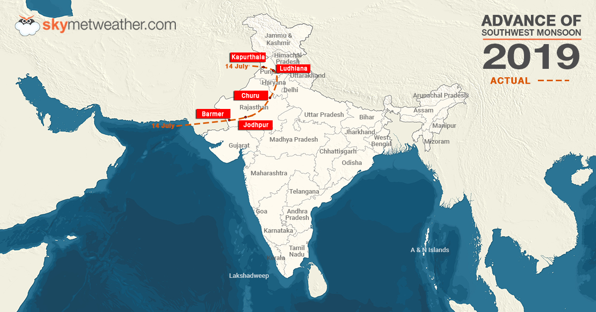 Progress of Monsoon