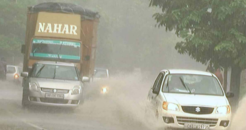 Rain in Punjab and Haryana