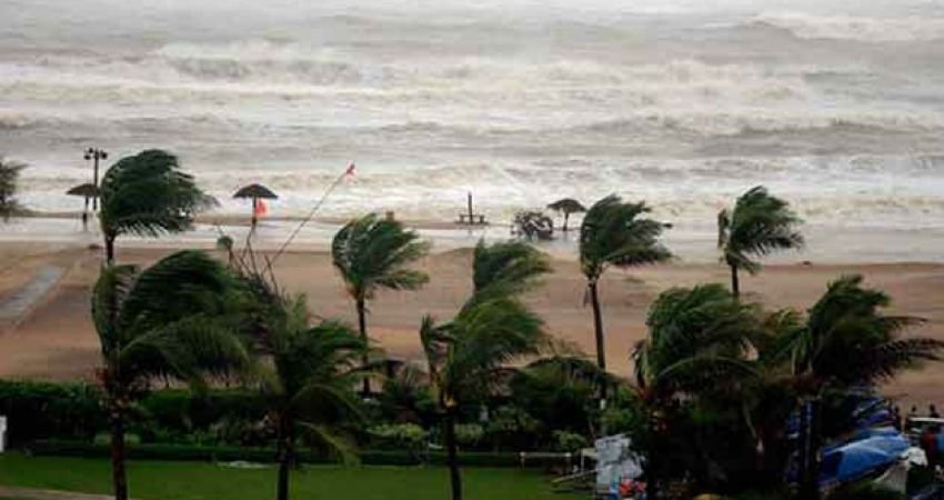 Rain in Port Blair