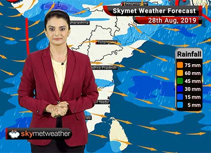 Weather Forecast Aug 28: Moderate Rains in Kerala, Coastal Karnataka, Ujjain, Udaipur and parts of Gujarat