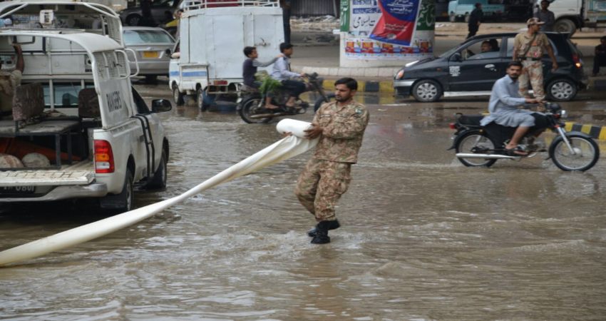 Rain in Karachi 