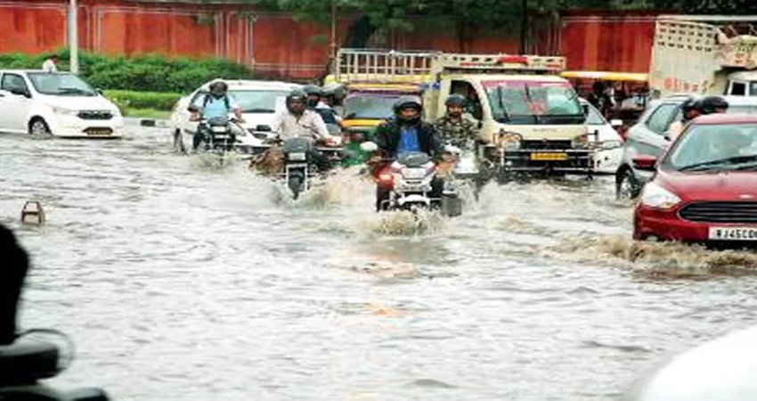 rain in Jaipur 