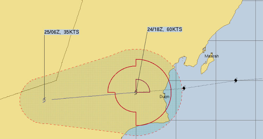 Cyclone Hikaa Oman