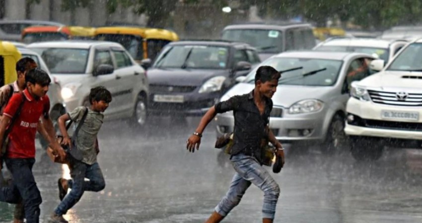 Delhi rain 