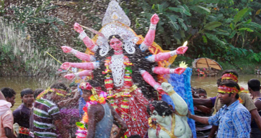 Durga Puja rains 