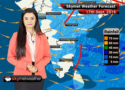 Weather Forecast Sept 17: Moderate rains over Patna, Gaya, Varanasi, and Prayagraj with nearly dry weather over Delhi