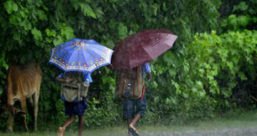 Rain in Northeast India 