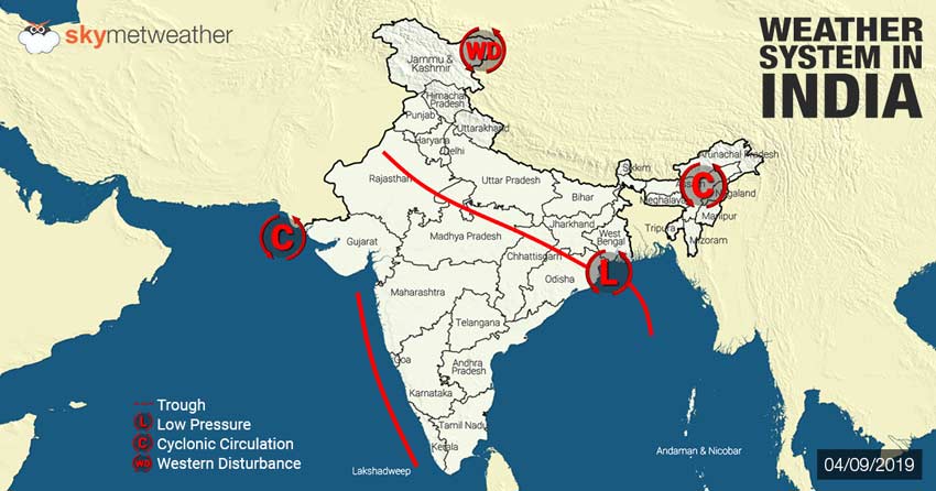 Weather Forecast for September 5 Across India | Skymet Weather Services