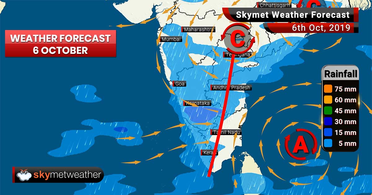 Weather Forecast Oct 6: Heavy rain likely in Pune, Mahabaleshwar, moderate showers over Bengaluru