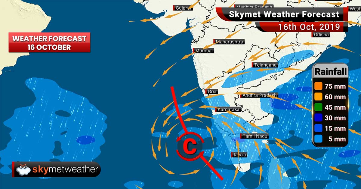 Weather Forecast Oct 16: Moderate To Heavy Rain Likely Over Karnataka ...