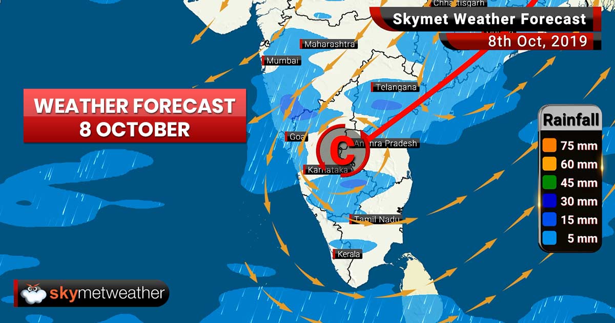 Weather Forecast Oct 8: Moderate rain likely over Bengaluru, Kolkata, Puri, Ranchi, Jamshedpur, Durga Puja 2019 celebration to be disrupted