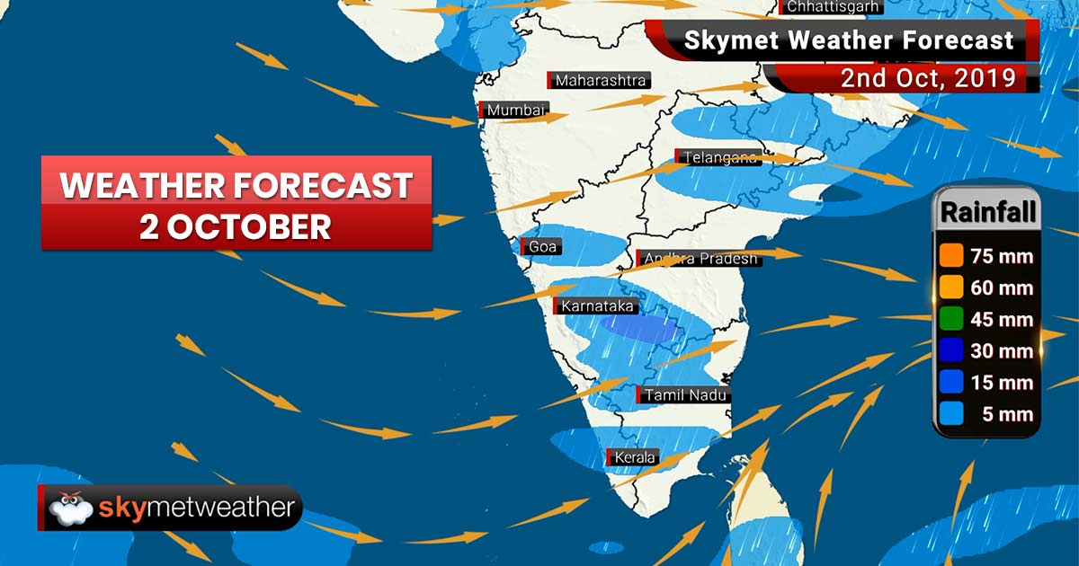 Weather Forecast Oct 2: Moderate rain in Prayagraj, Varanasi with Patna, Kolkata and Ranchi to see nearly dry weather