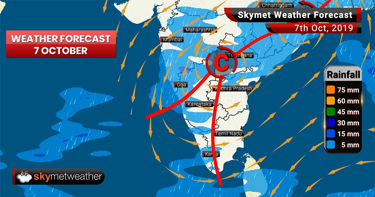 Weather Forecast Oct 7: Moderate rain likely in Bengaluru, Pune to see some heavy showers