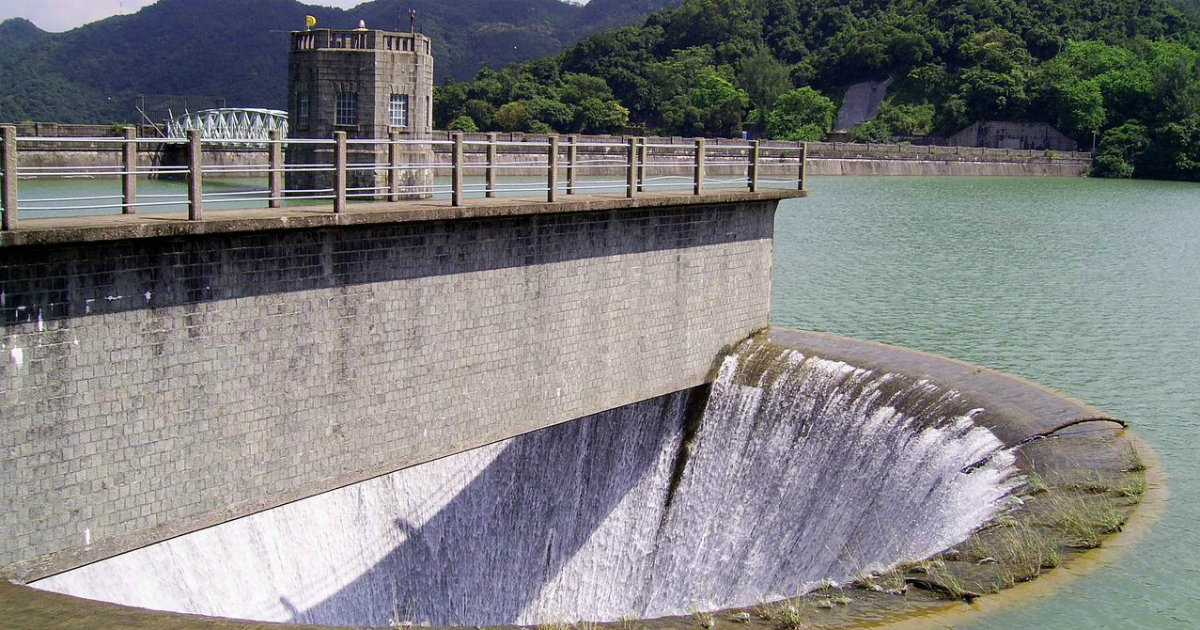 Water reservoir in India s