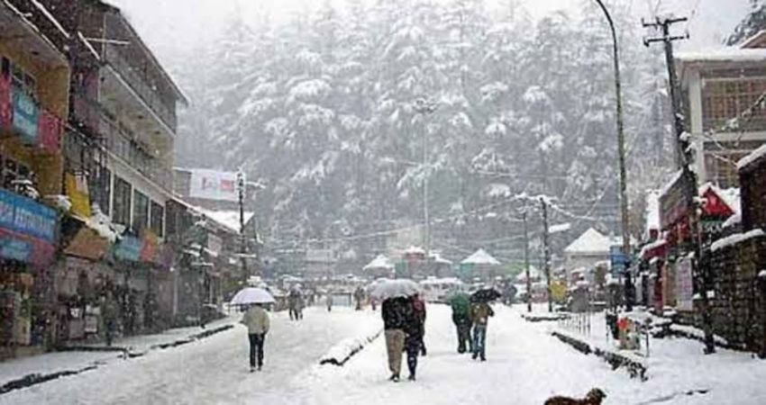 Manali Snowfall