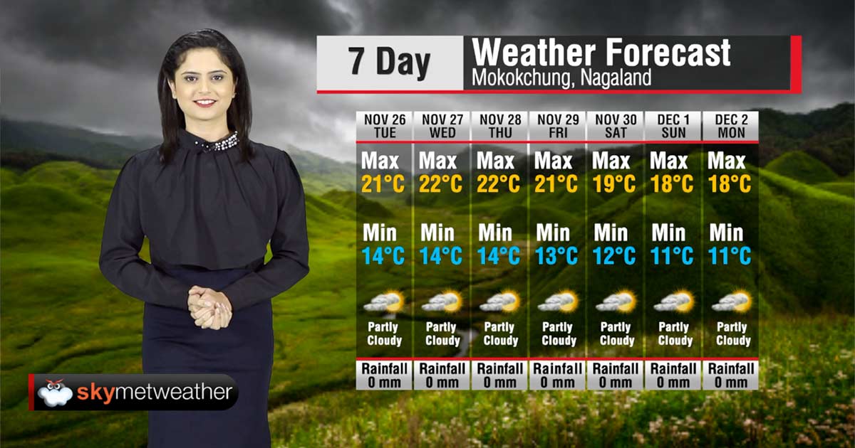 Weather Forecast for Nagaland from 26 November to 2 December