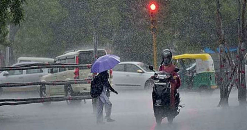 Rain and hailstorm in Jaipur