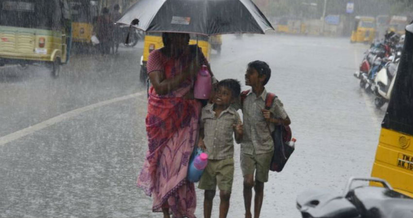 rain in South India