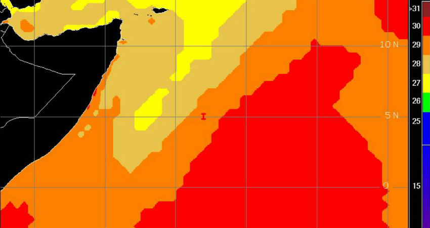 8th Cyclone in the Indian Seas