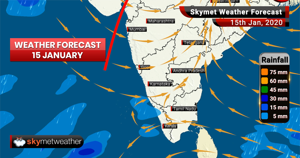 Weather Forecast Jan 15: Rain and thundershowers likely in Madhya Pradesh, Punjab and Haryana