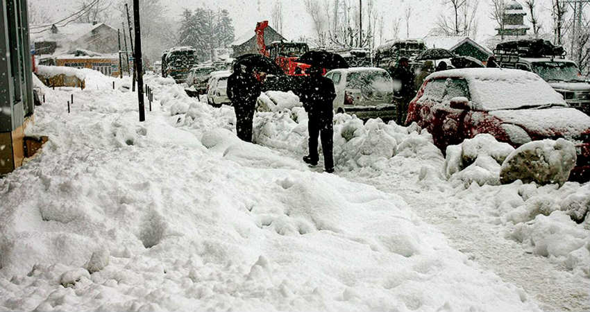 Snowfall in India