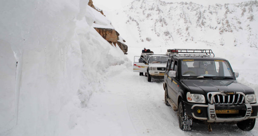 Ladakh snowfall