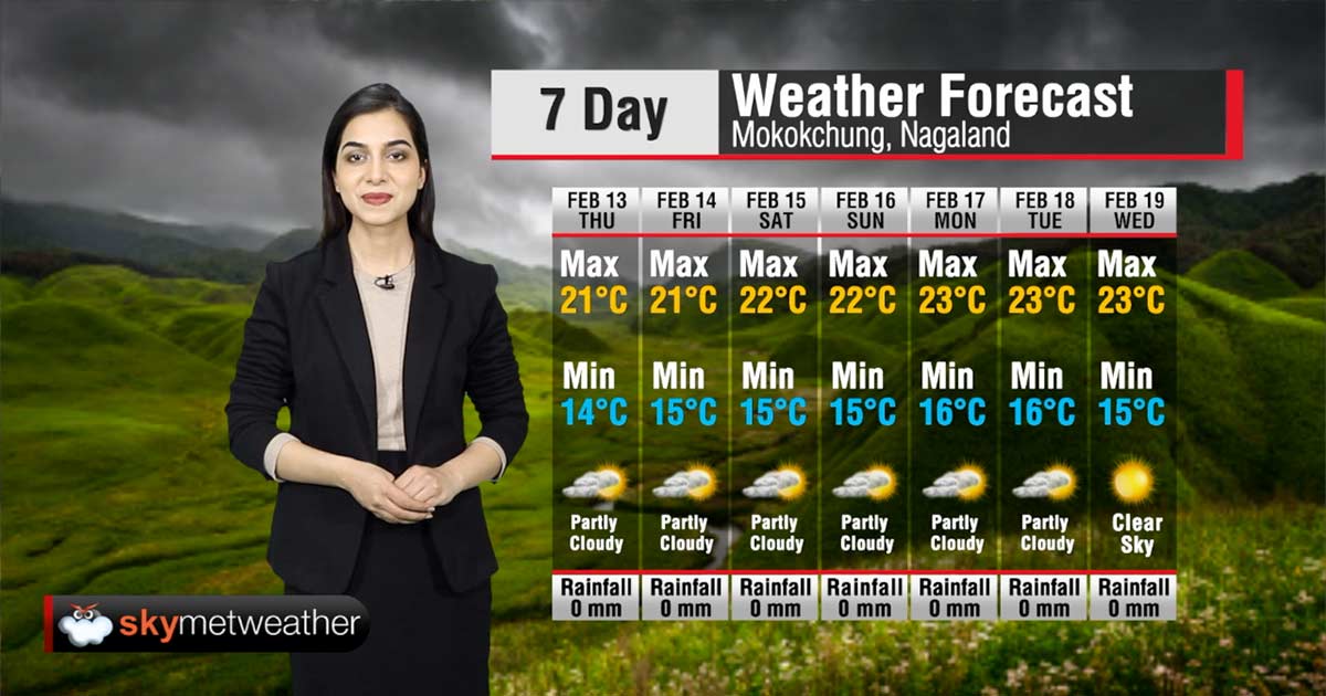 Weather Forecast for Nagaland from February 13 to 19 | Skymet Weather