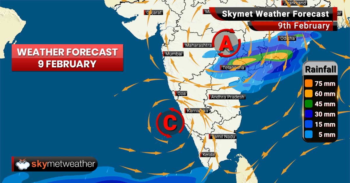 Weather Forecast for Feb 9: Foggy conditions in Bihar, Jharkhand, while Odisha to see more rains