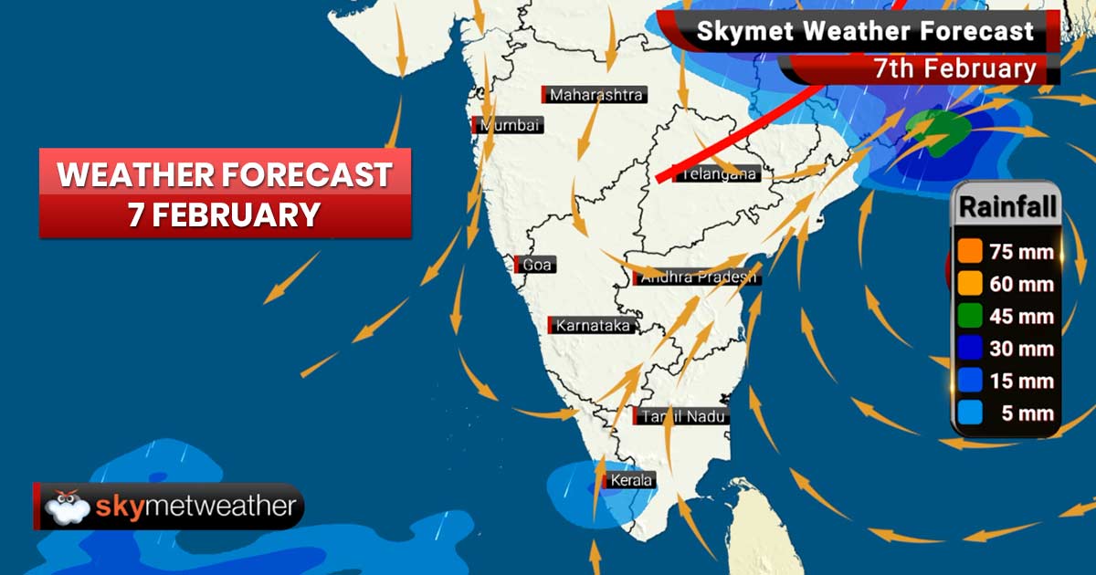 Weather Forecast for Feb 7: Rains ahead for Jammu and Kashmir, Himachal Pradesh, Delhi