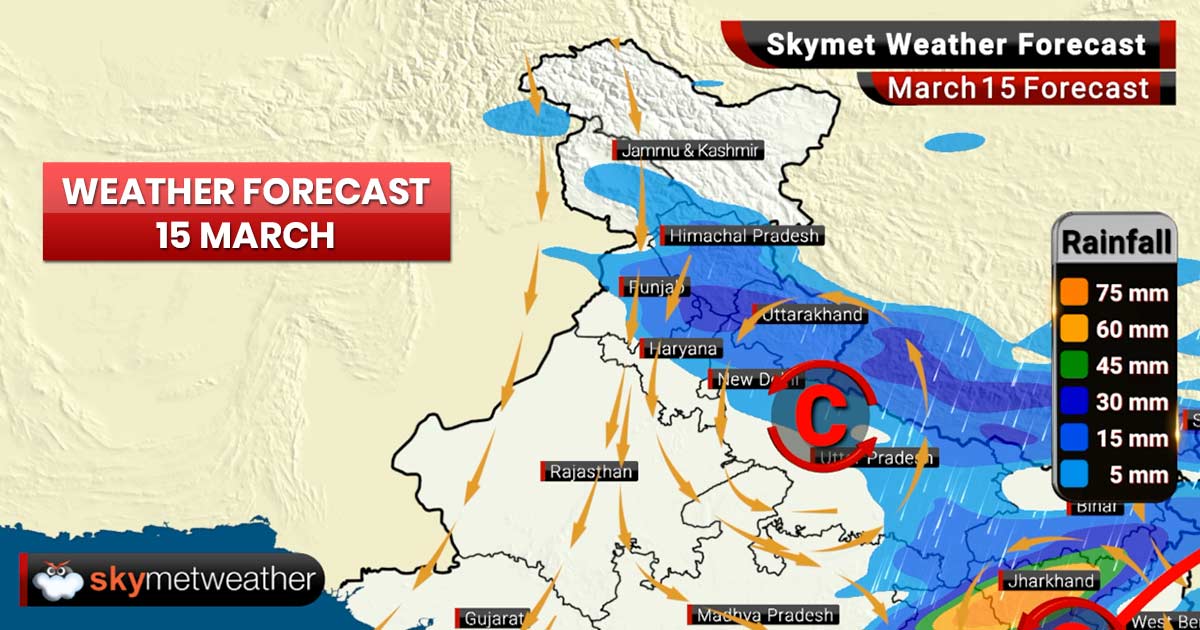 Weather Forecast for Mar 15: Temperatures to soar in Mumbai, rains in Punjab, West Bengal