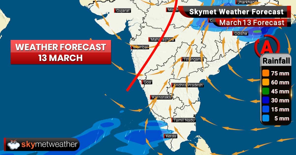 Weather Forecast for Mar 13: Heavy rains forecast for Punjab, Haryana and West Uttar Pradesh