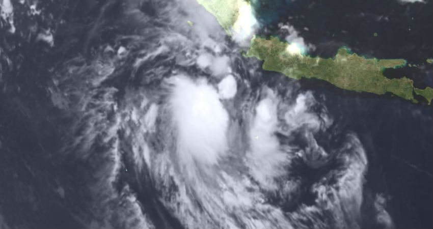 Cyclone in South Indian Ocean