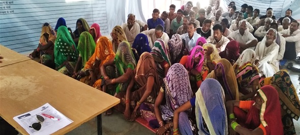 Farmers meeting in Dholpur, Rajasthan