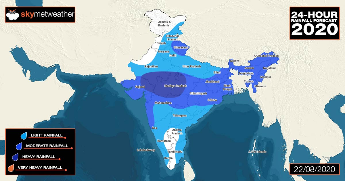 India Monsoon Coverage Map