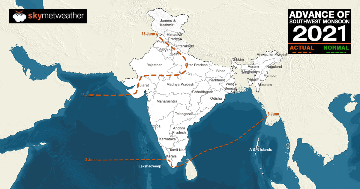 Northern Limit Of Monsoon 