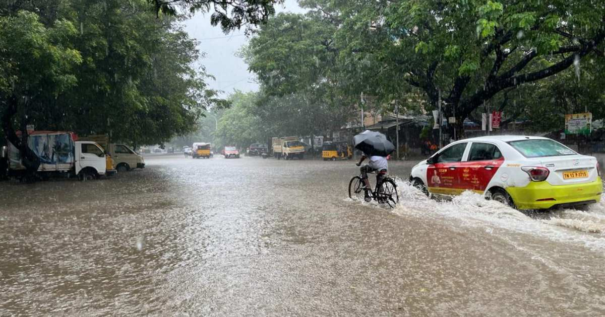 Chennai records flooding rains of 120 mm in six hours, heavy rains