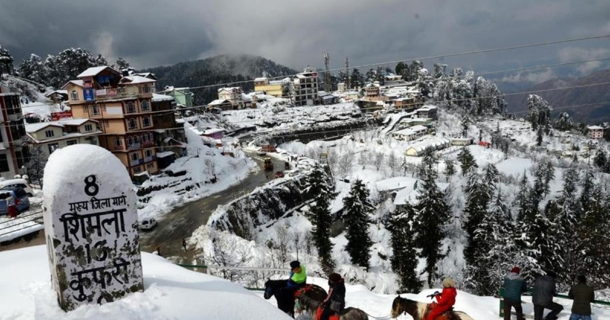 Snow in Shimla