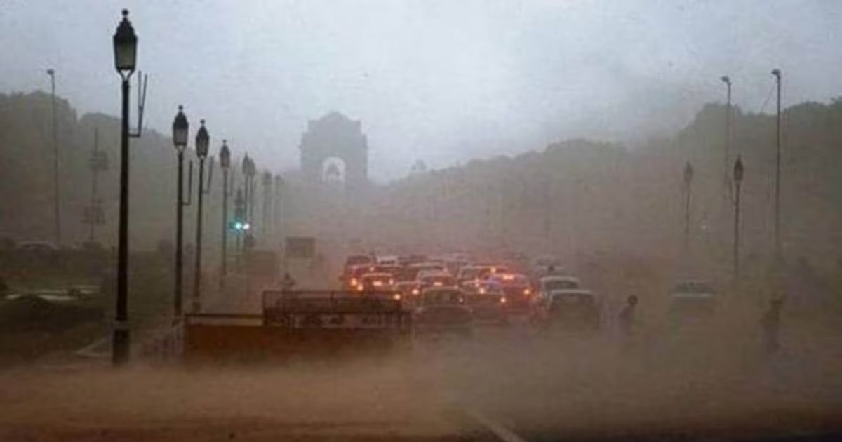 dust storm in delhi