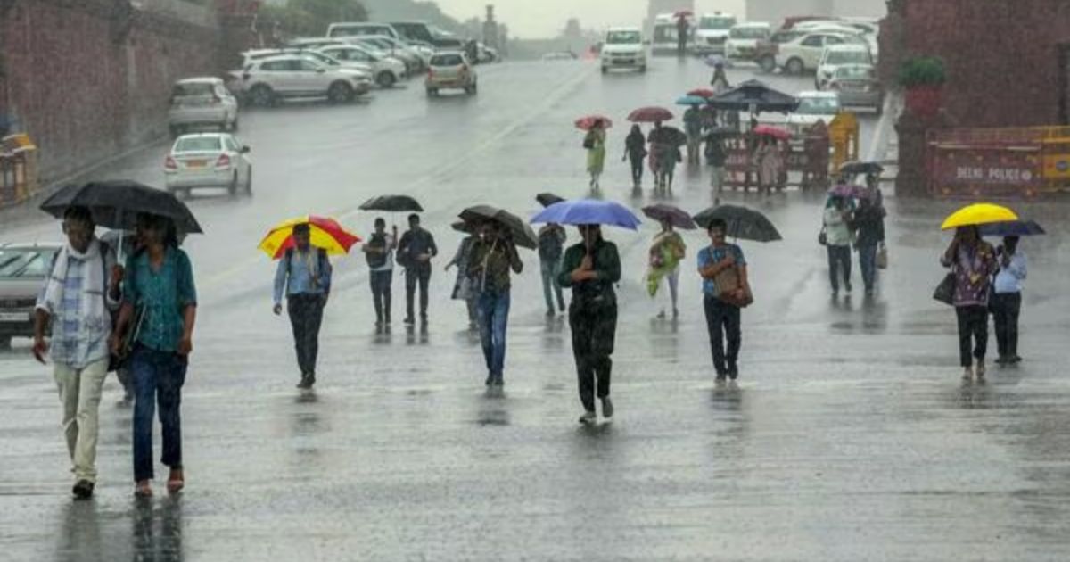 monsoon rain in delhi