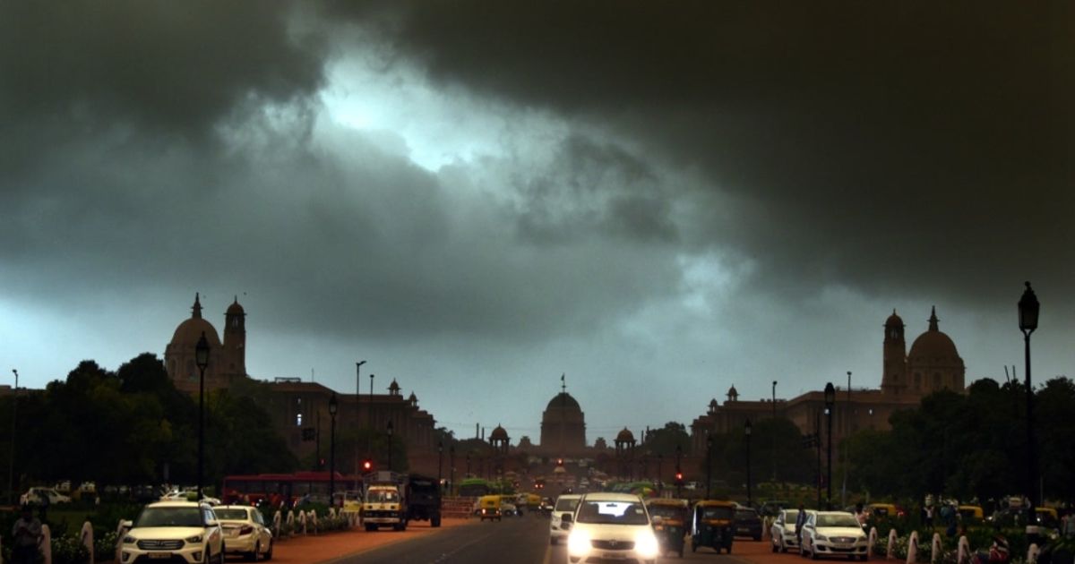 monsoon rain in Delhi