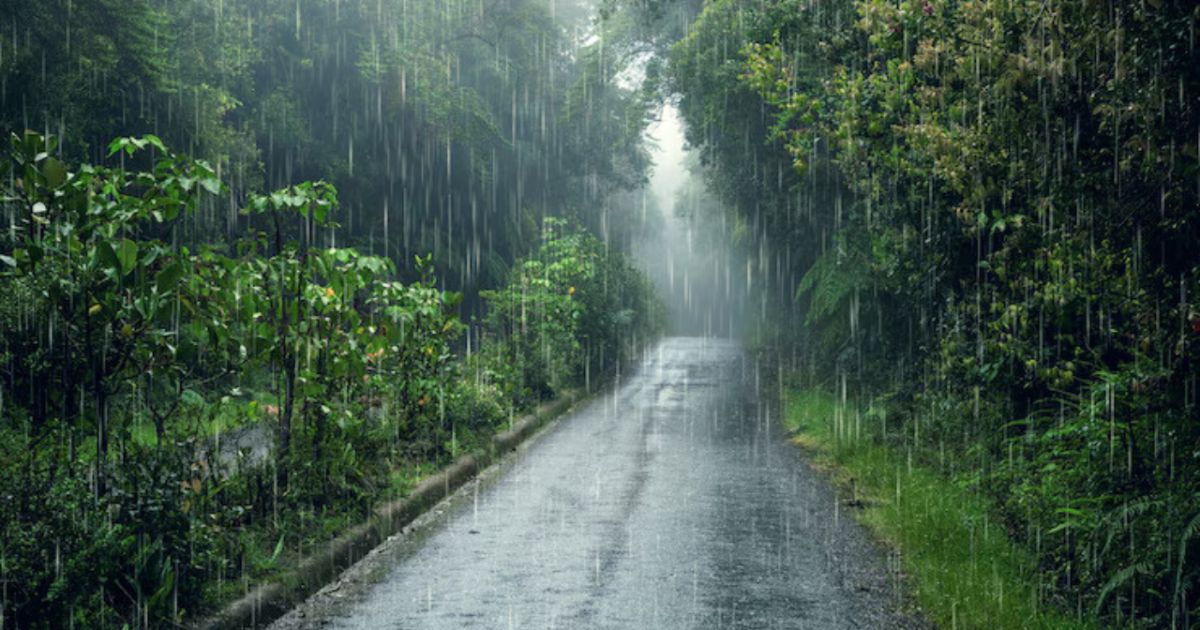 heavy monsoon rain