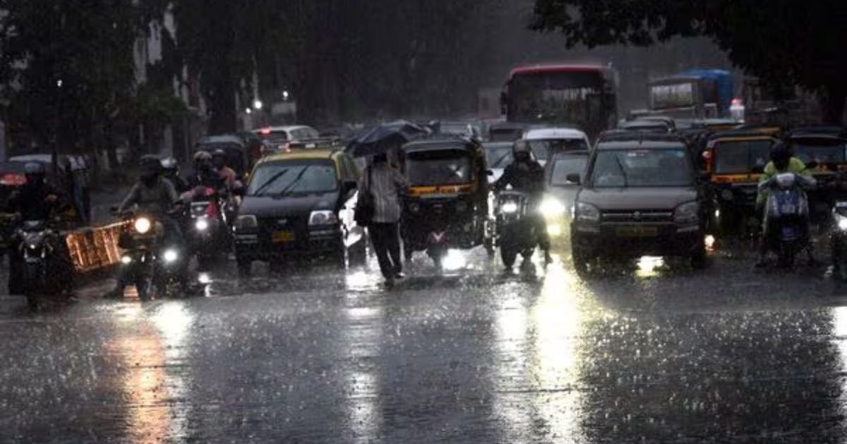 Monsoon rain in Mumbai