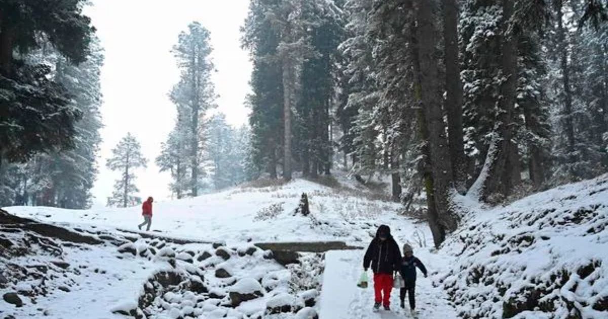 first snowfall in jammu kashmir