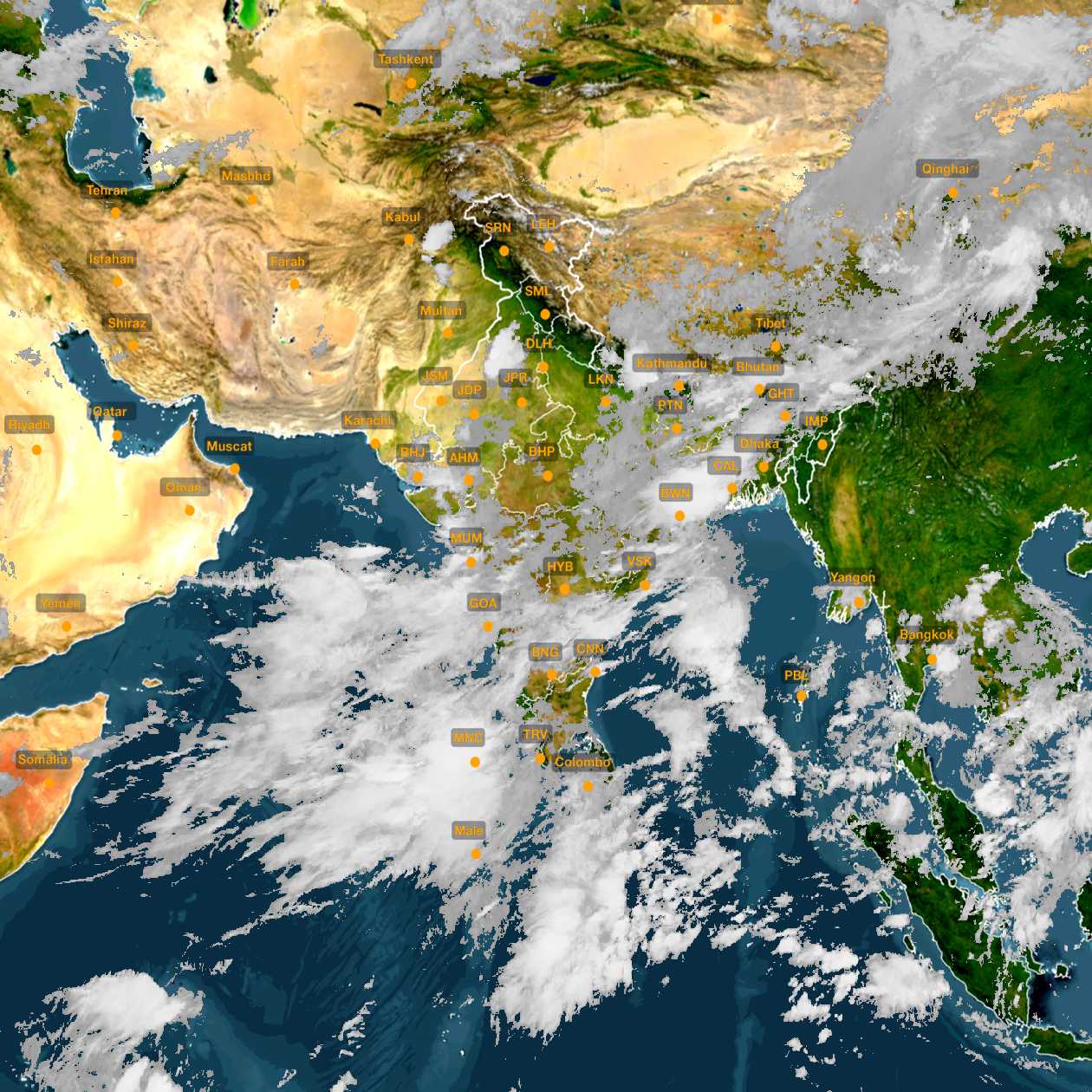 INSAT Weather: Latest Satellite Images And Maps Of India