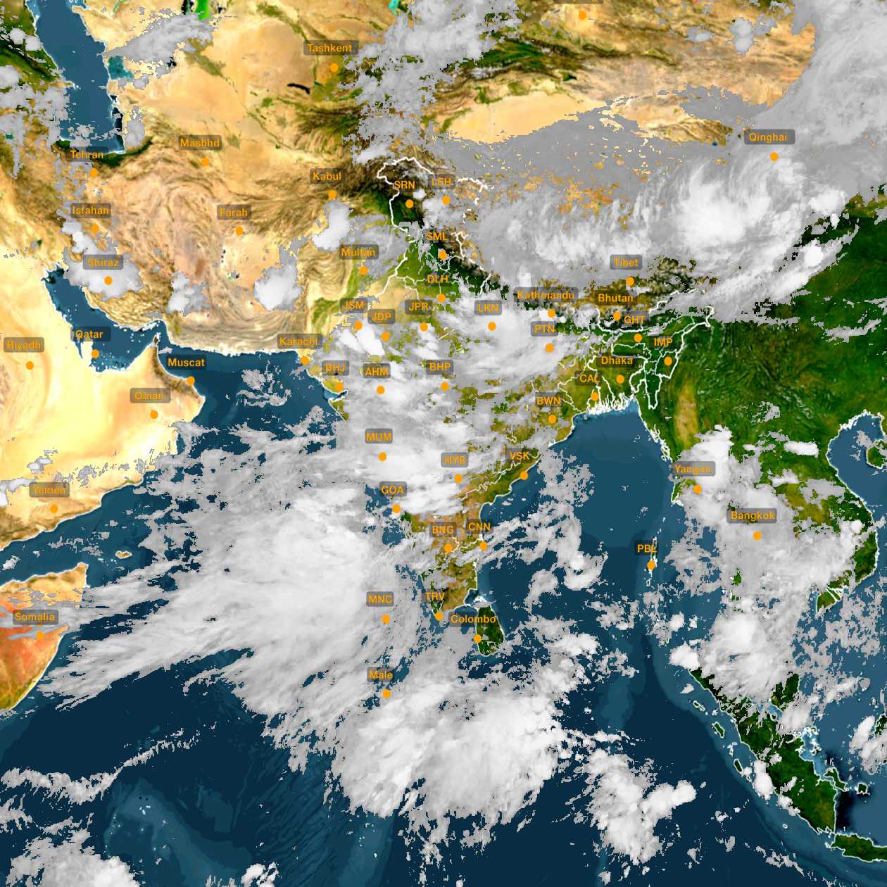 INSAT Weather: Latest Satellite Images And Maps Of India