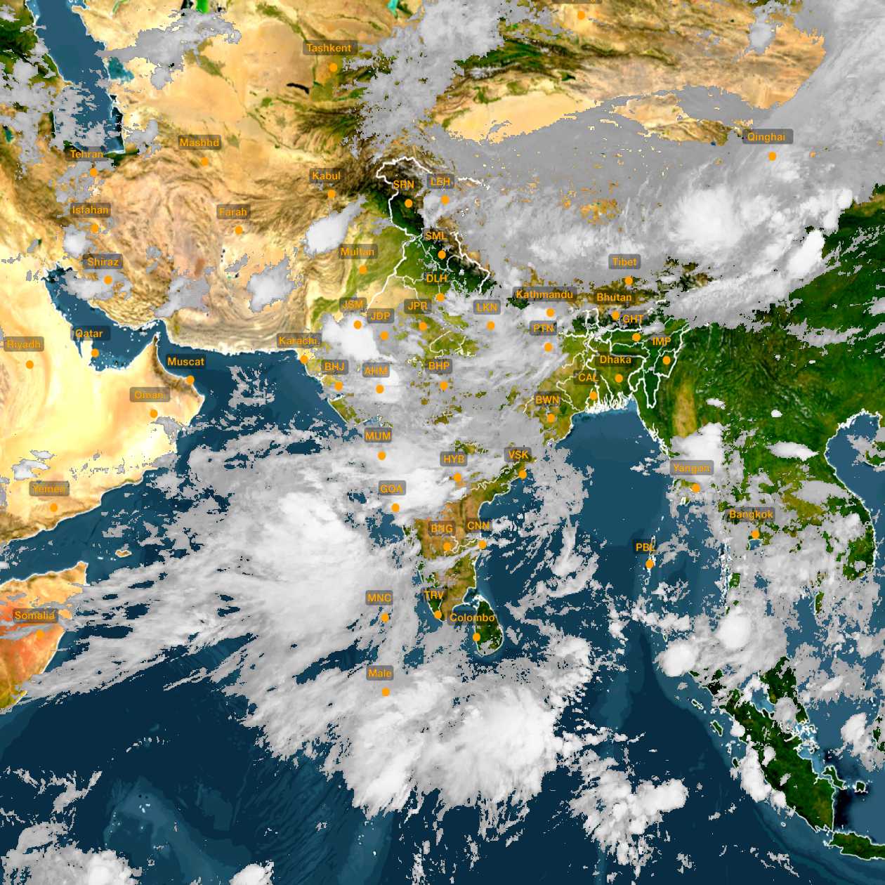 INSAT Weather: Latest Satellite Images And Maps Of India