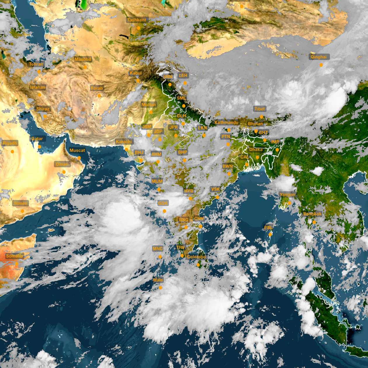 INSAT Weather: Latest Satellite Images And Maps Of India