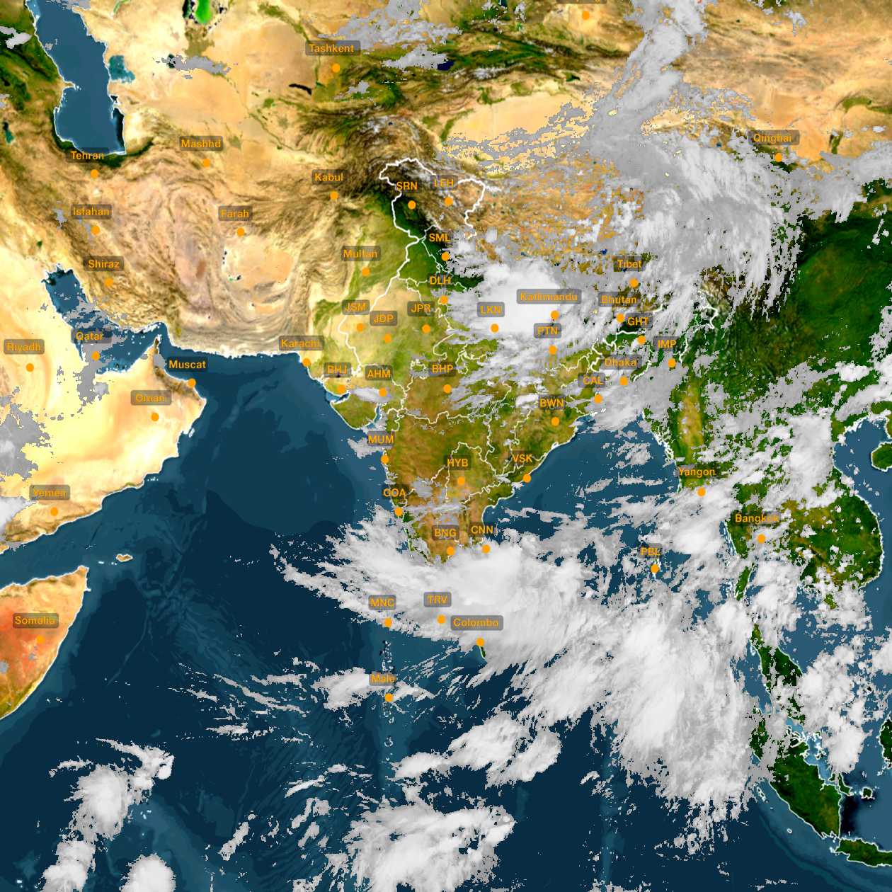 INSAT Weather: Latest Satellite Images And Maps Of India